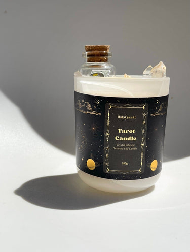 Tarot Candle Halo Quartz